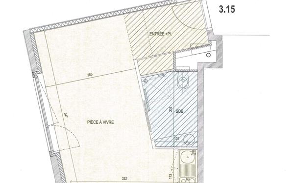 Appartement à vendre    2 pièces • 24 m2 Nantes