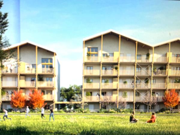 Au coeur du nouvel Ecoquartier Monplaisir et à quelques minutes à pied du centre ville