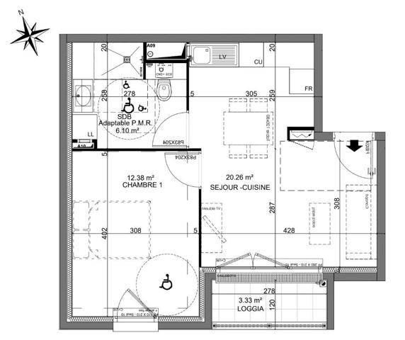 Appartement à vendre 2 pièces 39 m² Melun