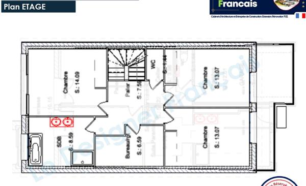 Suresnes (92150) Maison à construire SURESNES vue sur la Tour Eiffel