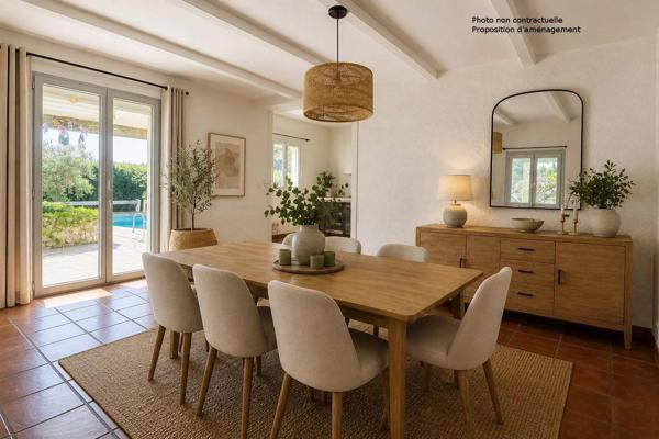 Habitation T7 avec garages, piscine et jardin