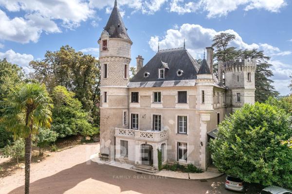Château historique du XVIIᵉ, 600 m², parc 10 ha, piscine