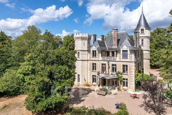 Château historique du XVIIᵉ, 600 m², parc 10 ha, piscine