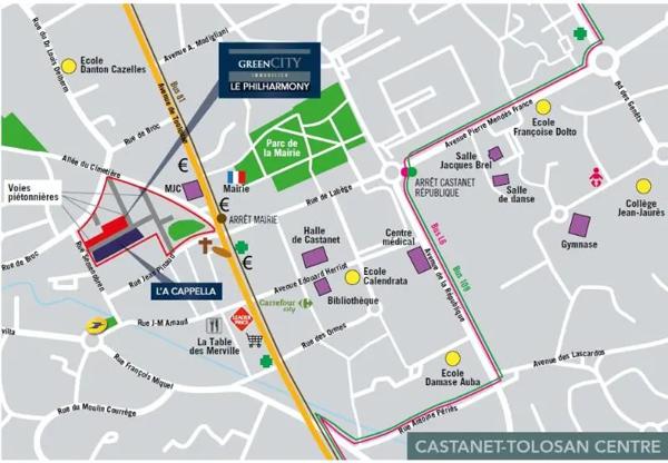 Appartement à louer 2 pièces 44.12m² Castanet-Tolosan (31320)