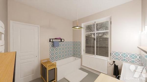 Maison de ville avec terrasse avec vue, jardinet et garage