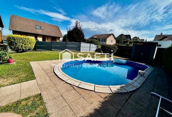Maison plain-pied sur sous sol de 72 M2 sur 5 ares avec piscine