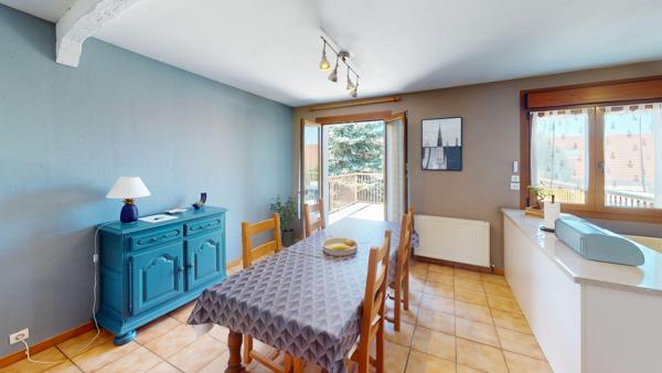 Maison - 6 pièces - 4 chambres - jardin - garage - EUVILLE