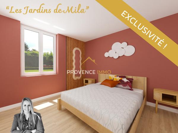 Salon-de-Provence (13300) Bienvenue aux Jardins de Mila - 10 maisons neuves 3 ou 4 pièces - Eligible au PTZ