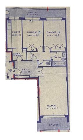 Appartement 3 pièces en rez-de-jardin - Le Cannet