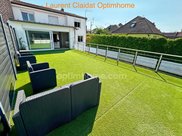 SAINT-QUENTIN – MAISON ENV.160 M2 – 3 CHAMBRES – COUR 280 M² – TERRASSE PLEIN SUD – 3 GARAGES