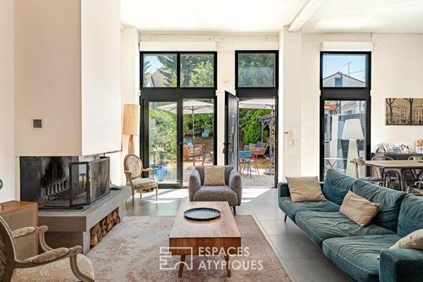 Maison-loft avec terrasse et jardin