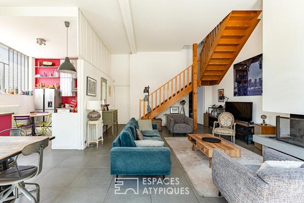 Maison-loft avec terrasse et jardin