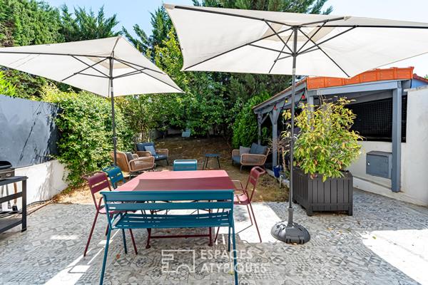 Maison-loft avec terrasse et jardin