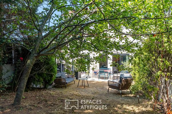 Maison-loft avec terrasse et jardin