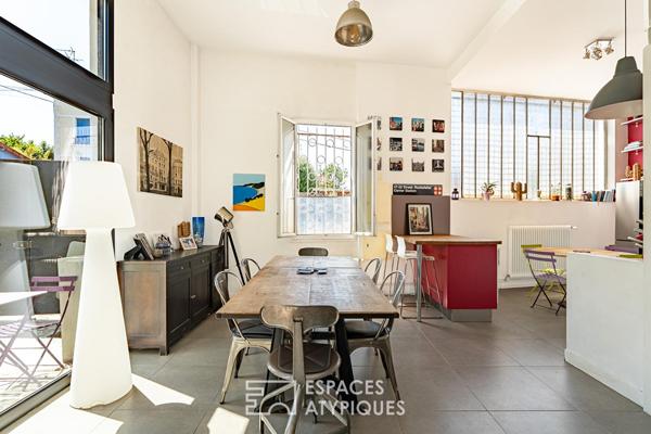 Maison-loft avec terrasse et jardin