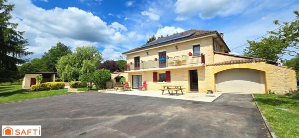 Maison + 2 gîtes situés à environ 3 minutes du centre-ville de Montignac