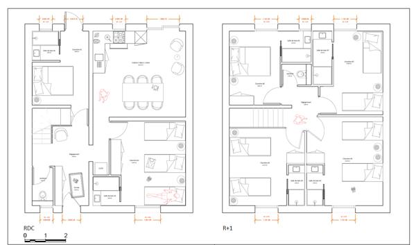 SAINT-NAZAIRE : maison T7 (102 m²) à louer