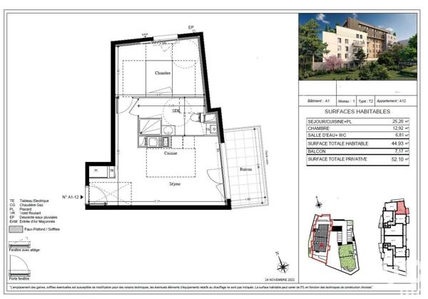 Appartement 2 pièces de 45 m² à Avignon (84000)