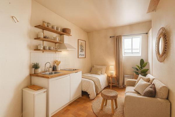 À vendre : Appartement 1 pièce à Paris - Dernier étage