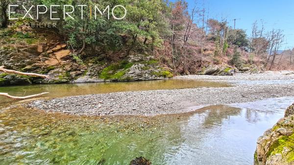 Saint-Jean-du-Gard (30270) Maison en pierres avec extension bois - 182 m² habitables - Deux habitations