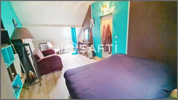 Maison de ville vivable de plain pied avec jardin