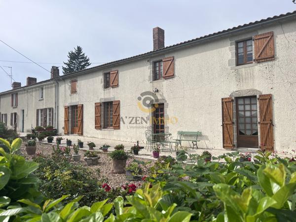 Longère de  177m2 sur un terrain de 23512m2