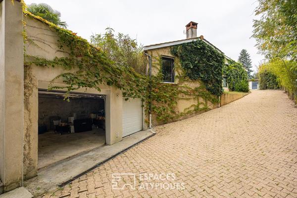 Maison de caractère avec piscine et vue dégagée à Saint-Didier-au-Mont-d’Or