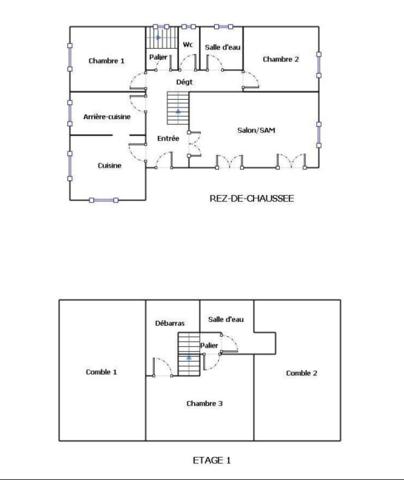 Maison familiale avec dépendance, préau et jardin.