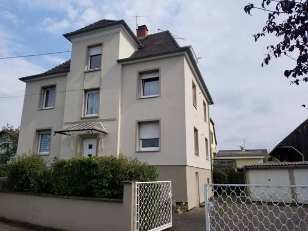 Maison 3 appartements 3 garages Colmar