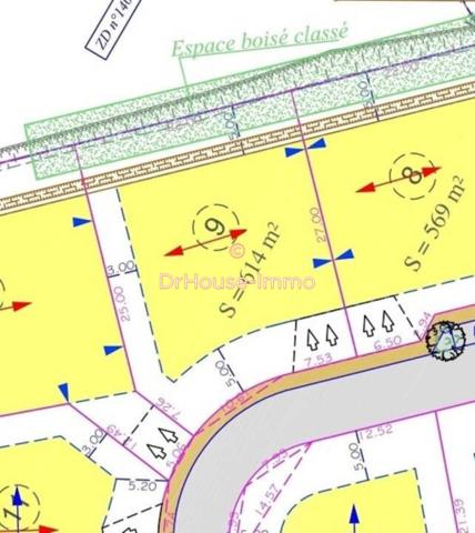 Terrain à vendre de 614 m²