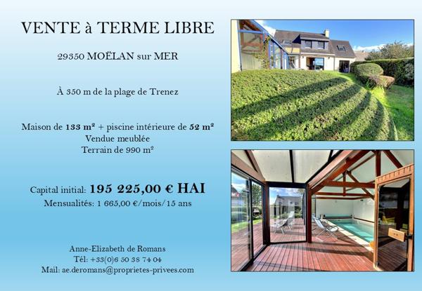 Villa Moëlan sur Mer 6 chambres 185 m²