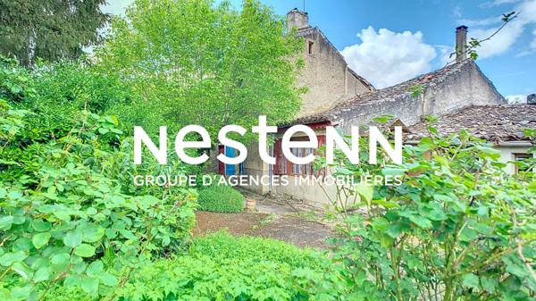 Maison en pierre à rénover de 88m², avec jardin et garage, à Nérac