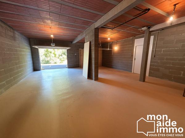 Maison 150m², grand garage 72m², piscine