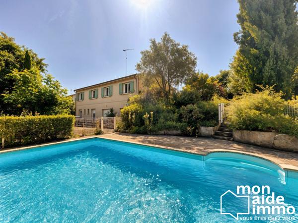 Maison 150m², grand garage 72m², piscine