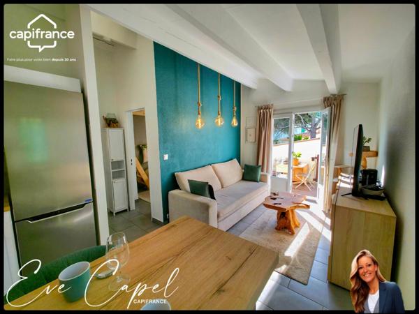 Appartement à vendre 2 pièces LE CAP D'AGDE (34), Appartement type Pavillon T2 + Mezzanine entièrement rénové avec Parking privatif- Saint Martin
