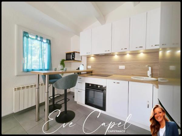 Appartement à vendre 2 pièces LE CAP D'AGDE (34), Appartement type Pavillon T2 + Mezzanine entièrement rénové avec Parking privatif- Saint Martin