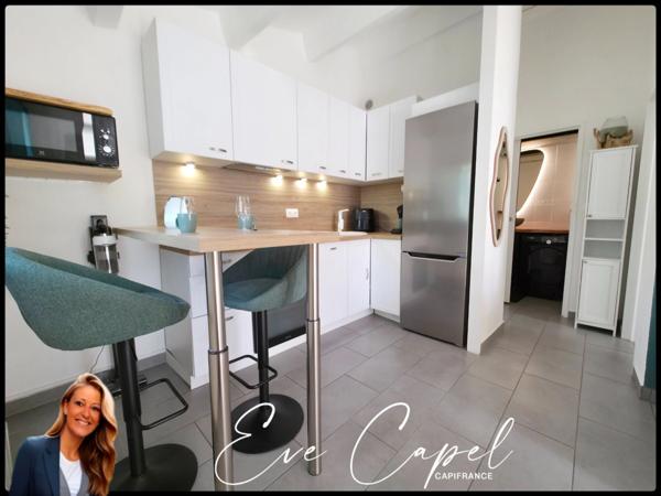 Appartement à vendre 2 pièces LE CAP D'AGDE (34), Appartement type Pavillon T2 + Mezzanine entièrement rénové avec Parking privatif- Saint Martin