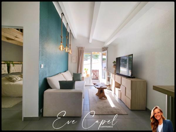 Appartement à vendre 2 pièces LE CAP D'AGDE (34), Appartement type Pavillon T2 + Mezzanine entièrement rénové avec Parking privatif- Saint Martin