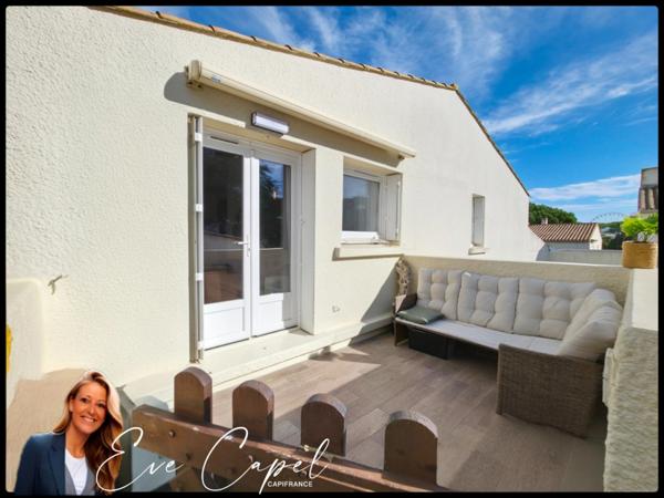 Appartement à vendre 2 pièces LE CAP D'AGDE (34), Appartement type Pavillon T2 + Mezzanine entièrement rénové avec Parking privatif- Saint Martin
