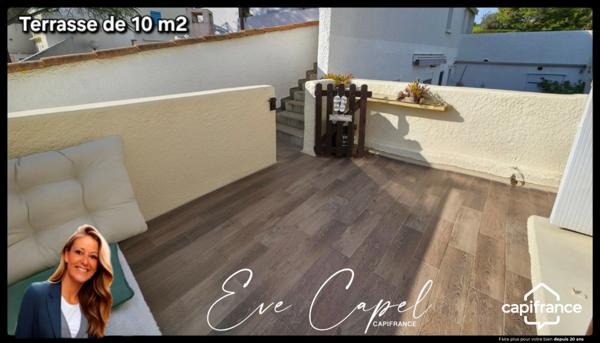 Appartement à vendre 2 pièces LE CAP D'AGDE (34), Appartement type Pavillon T2 + Mezzanine entièrement rénové avec Parking privatif- Saint Martin
