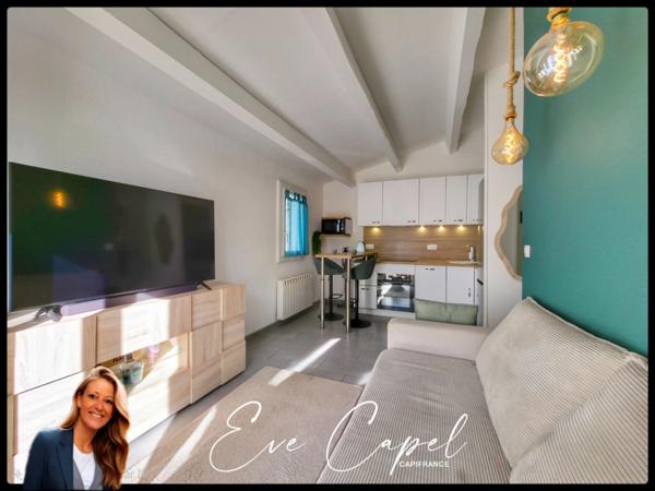 Appartement à vendre 2 pièces LE CAP D'AGDE (34), Appartement type Pavillon T2 + Mezzanine entièrement rénové avec Parking privatif- Saint Martin