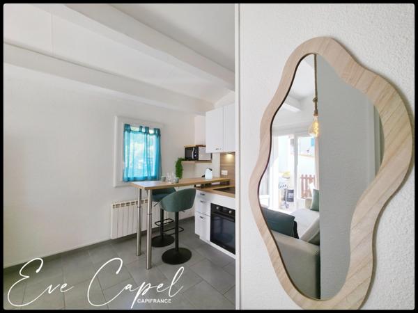 Appartement à vendre 2 pièces LE CAP D'AGDE (34), Appartement type Pavillon T2 + Mezzanine entièrement rénové avec Parking privatif- Saint Martin