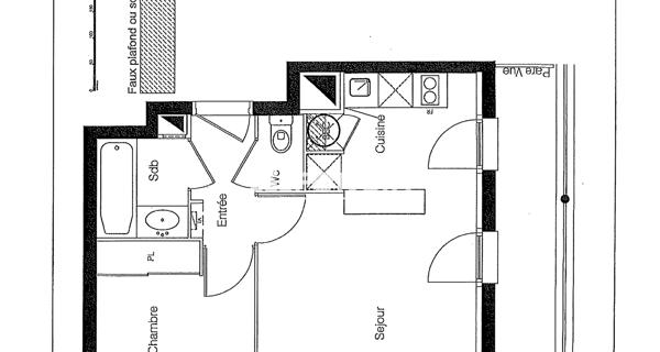 Location Appartement 2 pièces 38.31 m² - Savigny-le-temple 77176
