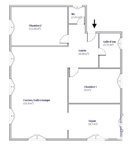 Appartement à vendre 3 pièces 75 m² Eaux-Bonnes
