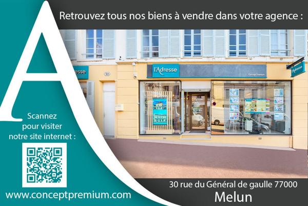 Appartement Melun 3 pièce(s) avec balcon et cave