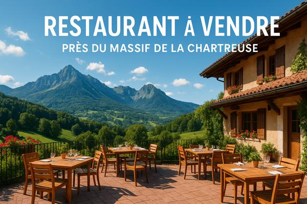 Bar Restaurant à vendre à 20 minutes de la Chartreuse (38)