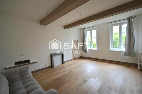 Maison 4 chambres, garage, cave, atelier et jardin
