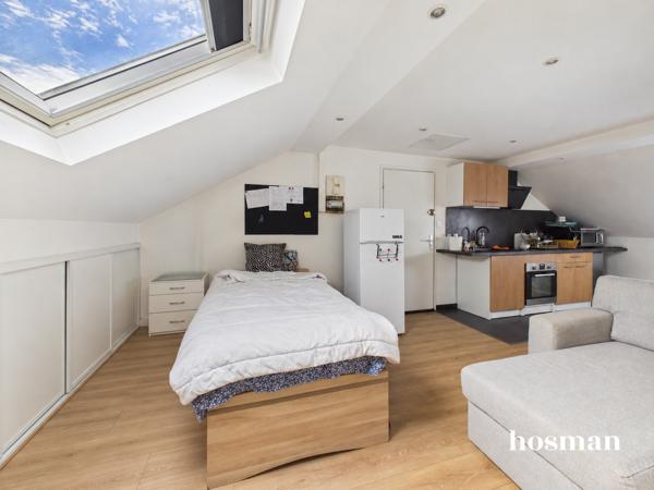 Studio traversant de 30m² - Dernier étage/ faibles charges/ Box possible - Avenue Ledru-Rollin, Tremblay-en-France