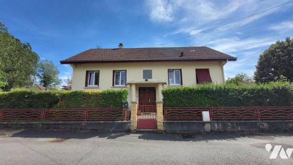 VALENTIGNEY, maison sept pièces sur sous-sol sur 6a 83ca de terrain