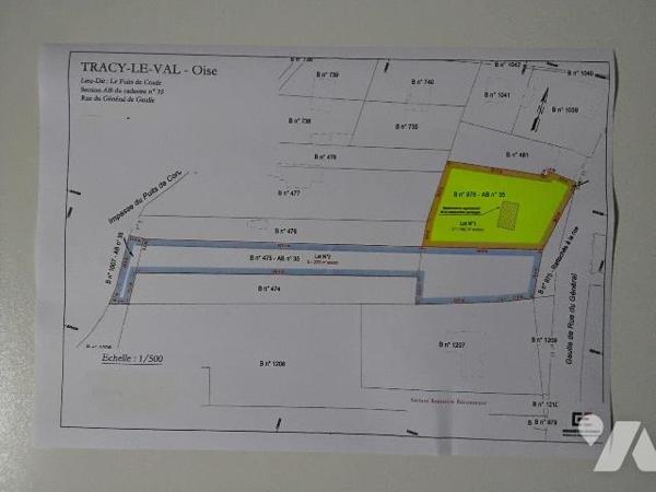 HORS LOTISSEMENT - A VENDRE TERRAIN A BATIR à TRACY LE VAL (OISE 60 HAUTS DE FRANCE )

Terrai...